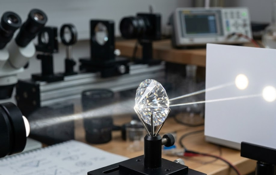 Moissanite Double Refraction Explanation
