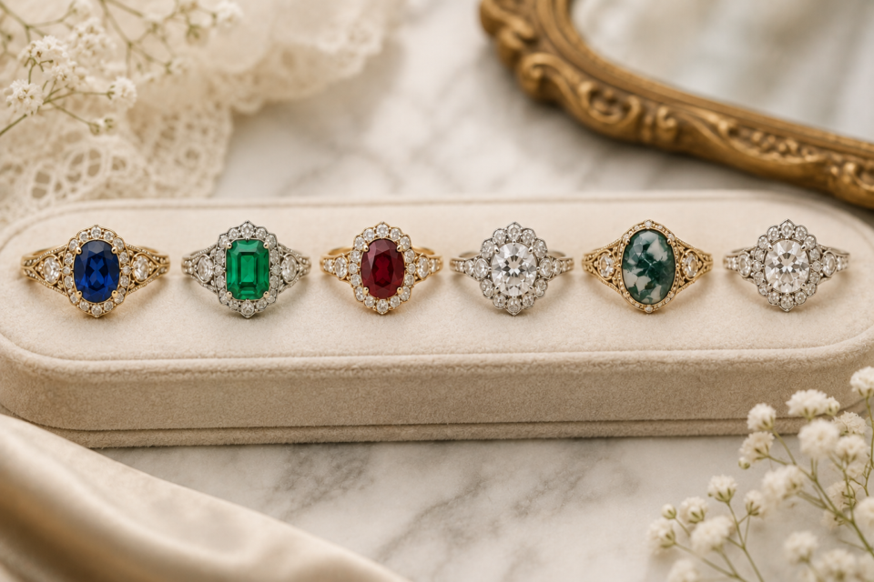 Best Gemstones for Vintage Engagement Rings