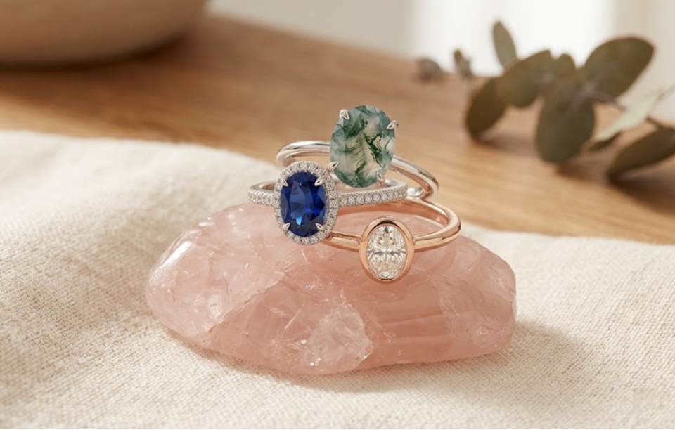 Best Engagement Ring Settings for Oval Stones
