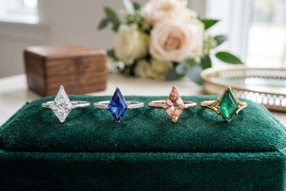 Best Gemstones for Kite-Cut Engagement Rings Comparison
