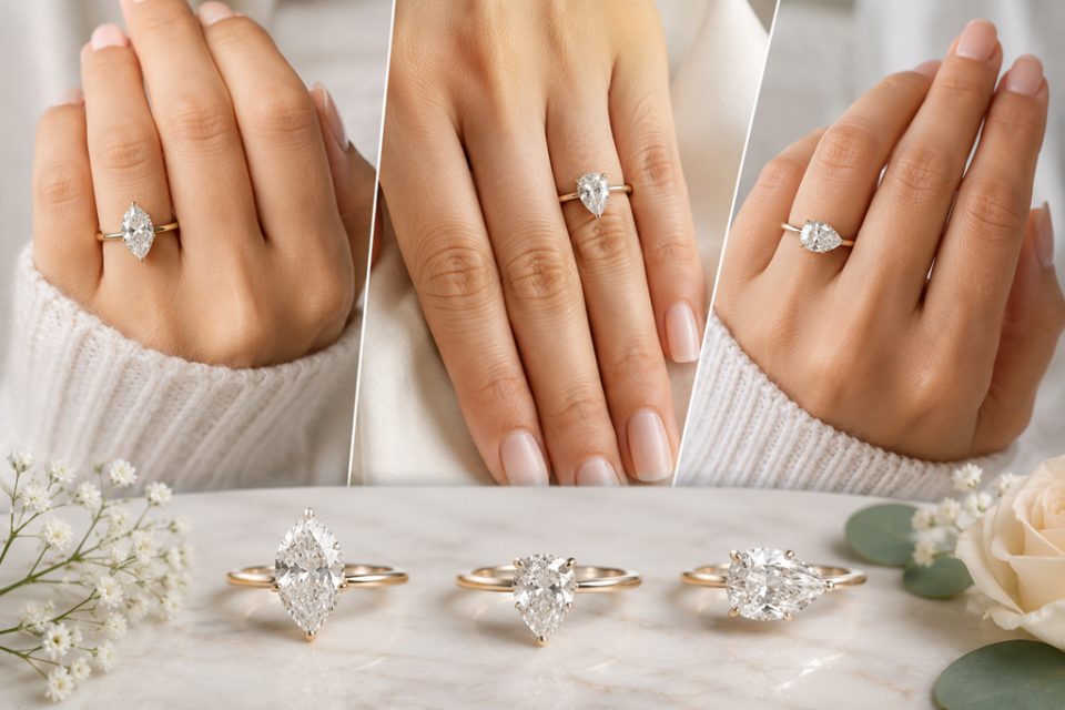 Which Way Should You Wear a Pear Engagement Ring