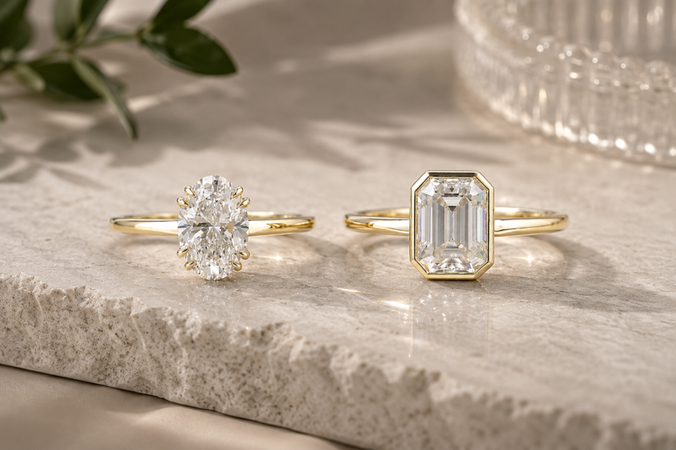 Bezel vs Prong Solitaire Engagement Rings for Daily Wear