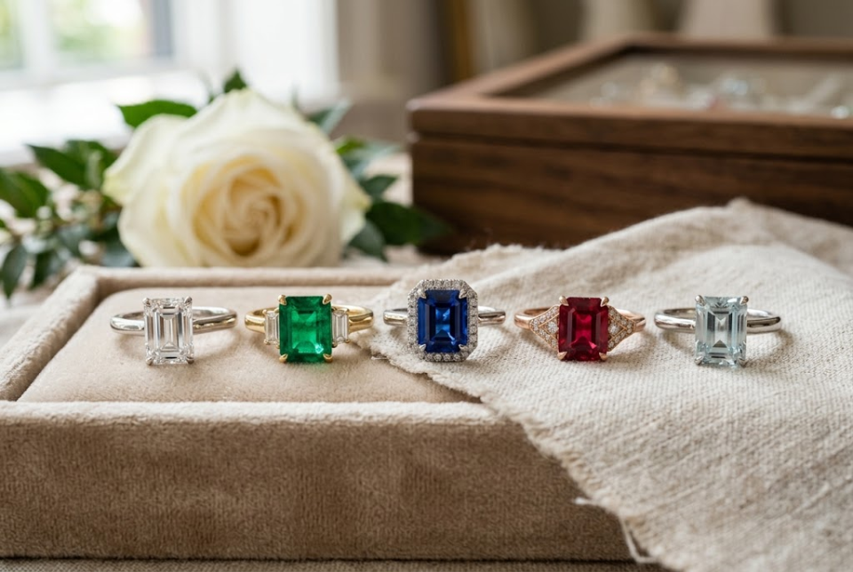 Best Gemstones for Emerald Cut Engagement Rings Ideas