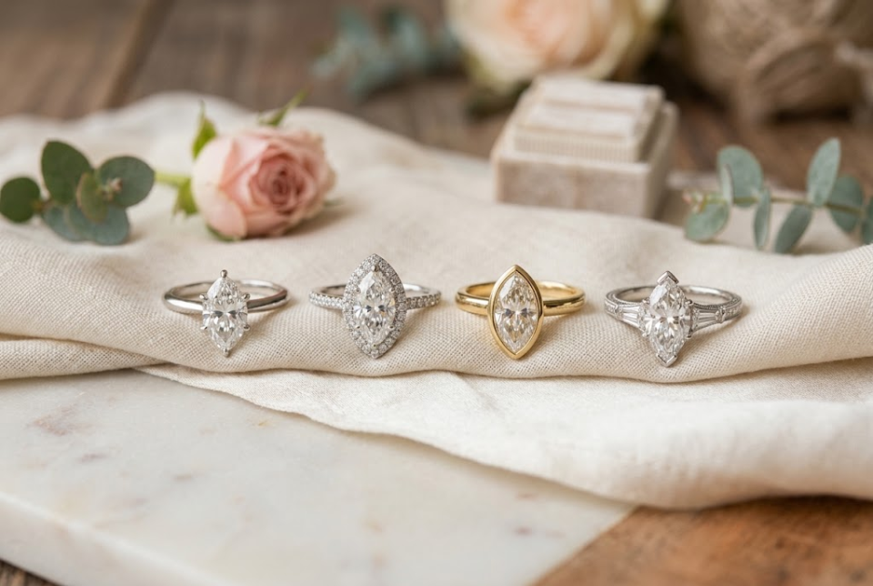 Finding the Best Setting for a Marquise Engagement Ring