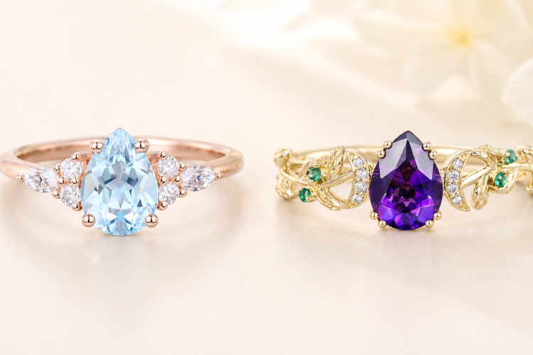Amethyst vs Aquamarine