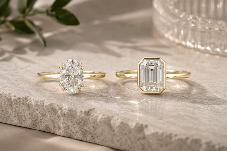 Bezel vs Prong Solitaire Engagement Rings for Daily Wear