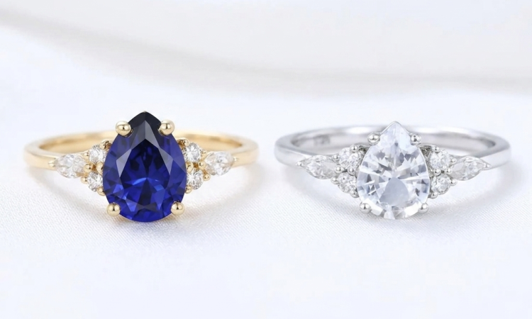 Blue Sapphire vs White Sapphire