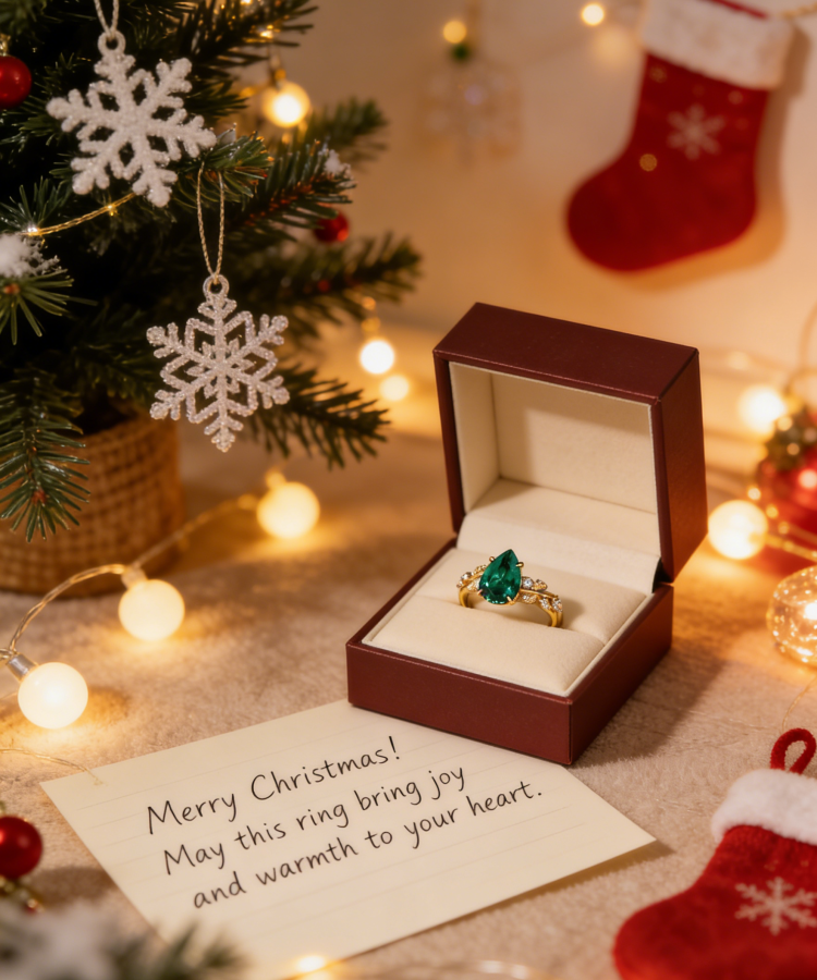 Christmas Emerlad Ring