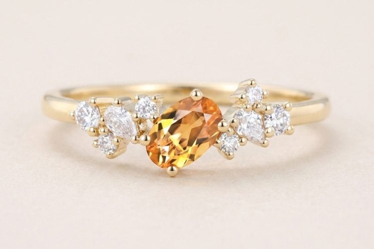 Citrine ring