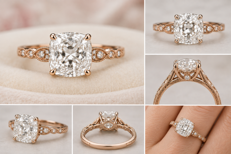 Cushion Cut Vintage Ring