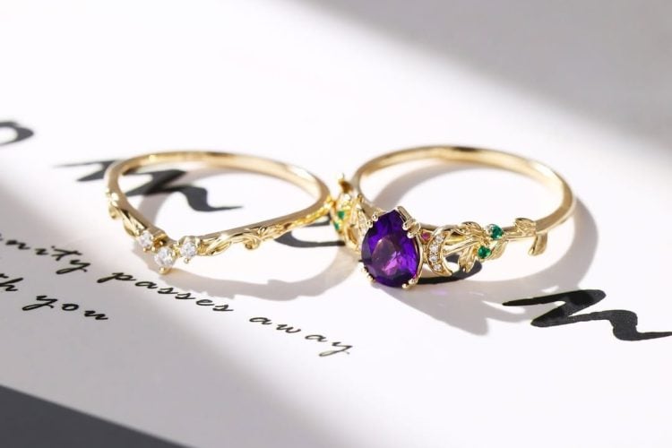 Lab Emerald & Lab Diamond Set