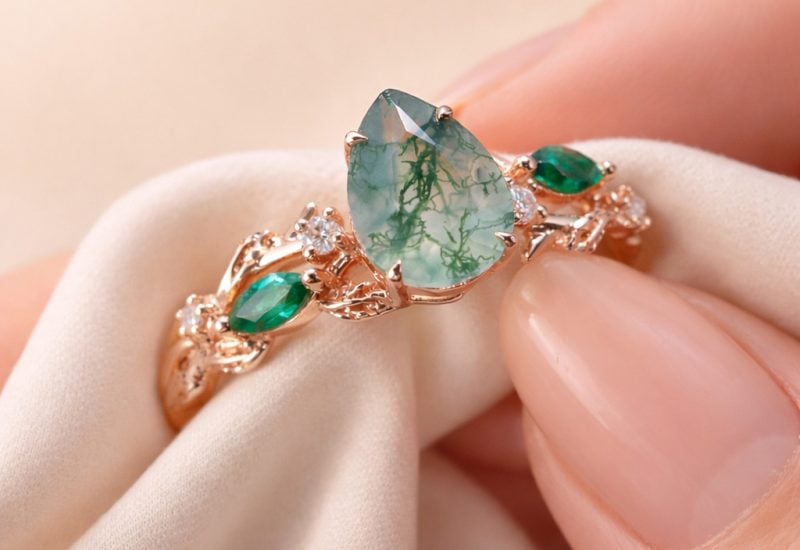 Moss Agate Rings Cleaning and Care Guide