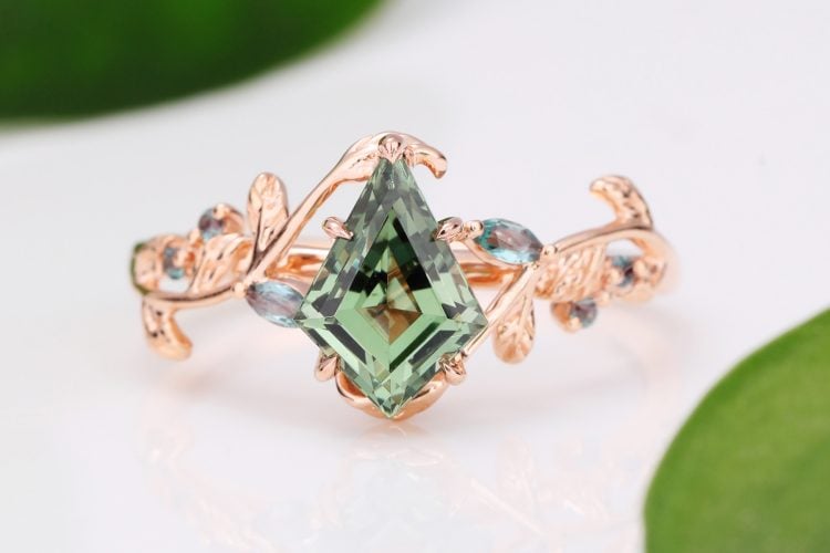 Nature Inspired Engagement Rings-LeafLace