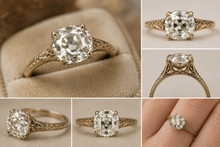 Old Mine Cut Ring