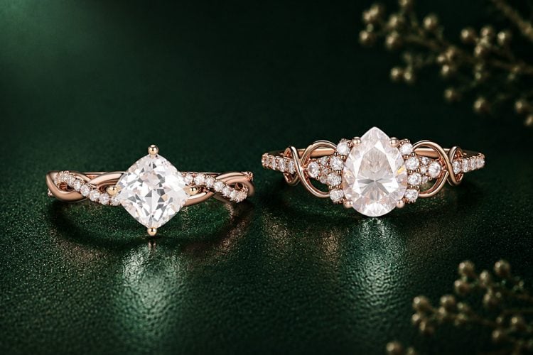 Pavé Engagement Rings