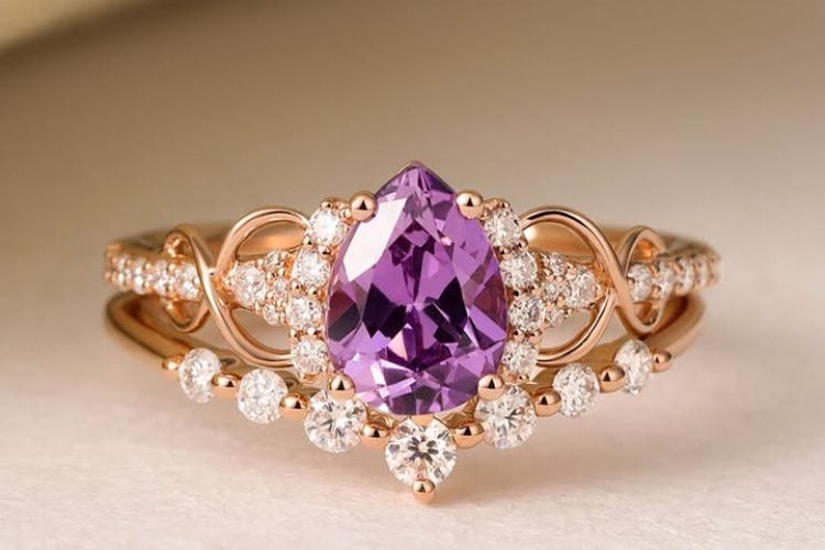 Purple sapphire