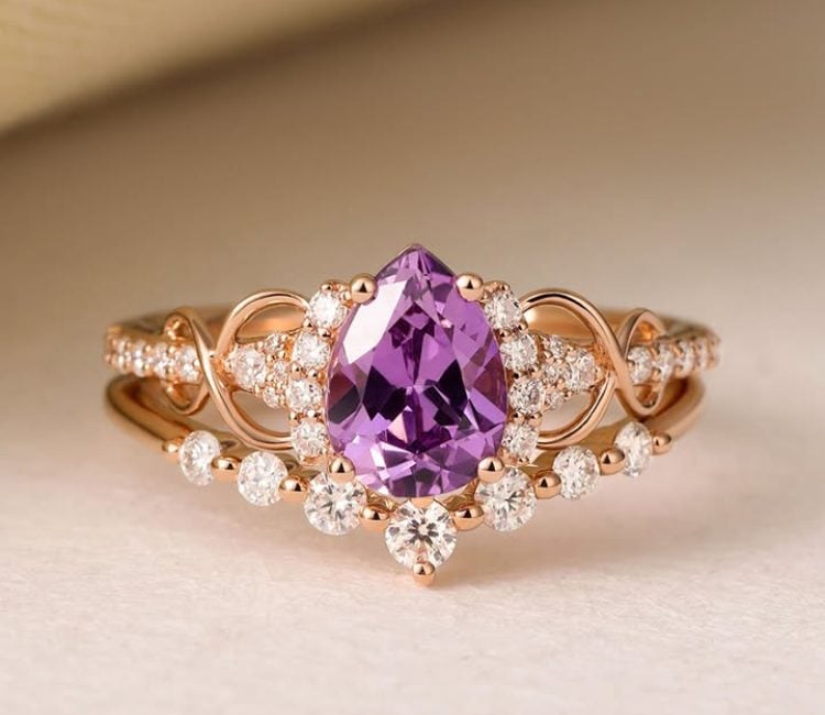 Purple sapphire