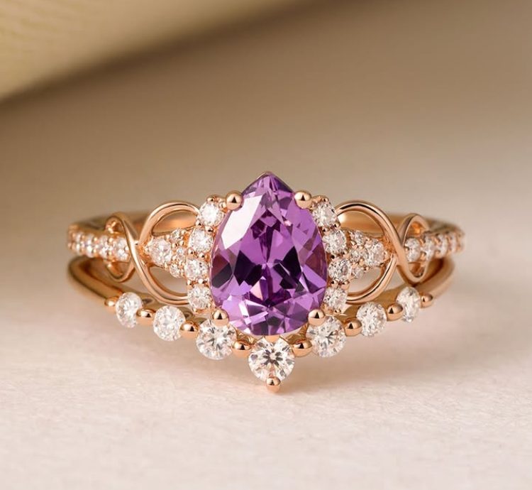 Purple sapphire