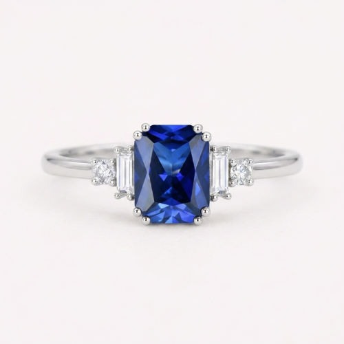 white gold vintage sapphire ring white gold vintage sapphire ring