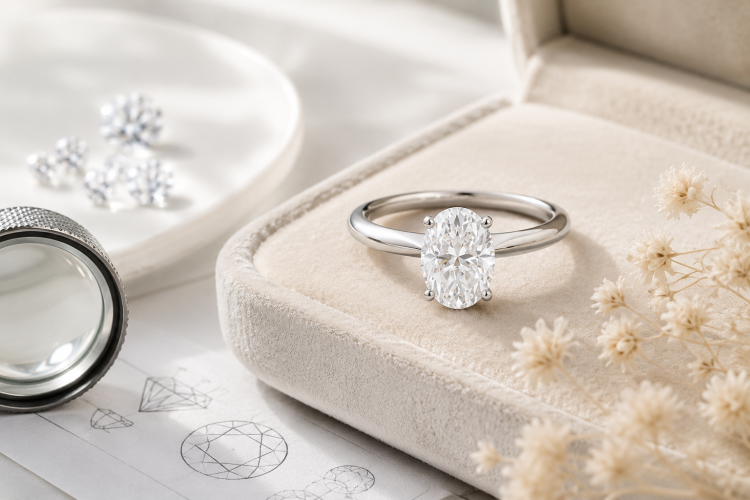 A complete Solitaire Moissanite Ring Guide