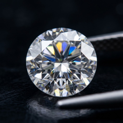 A Well-Cut Round Gemstone Has Great Polish