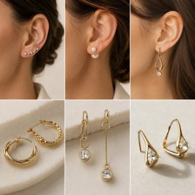 A Youthful Touch of Modern Earrings