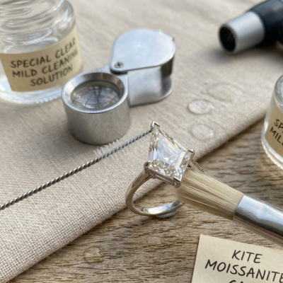 Caring for Your Kite Shape Moissanite Ring