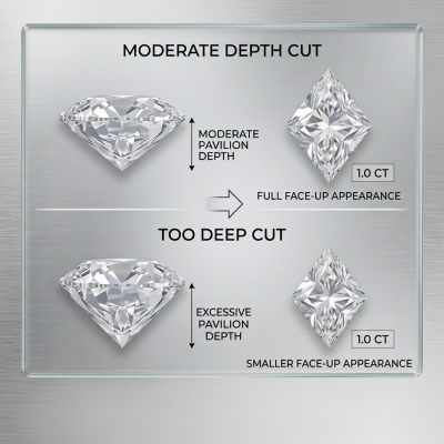 Check the Depth Percentage of a Kite Stone