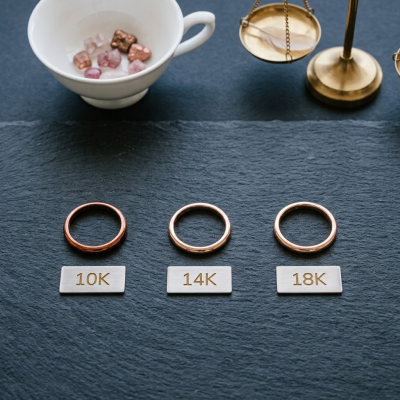 Comparing 10K vs. 14K vs. 18K Rose Gold