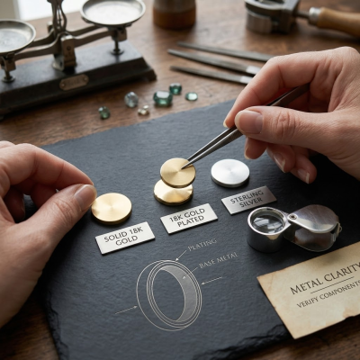 Confirm the Metal Before Buying a Gemstone Ring