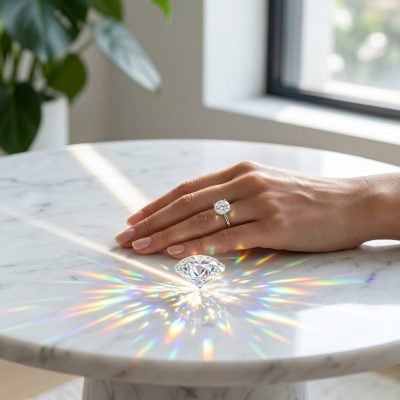 Diamond Inspires Stillness and Contemplation