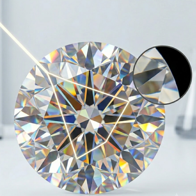 Double Refraction of Moissanite