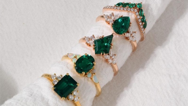 emerald rings