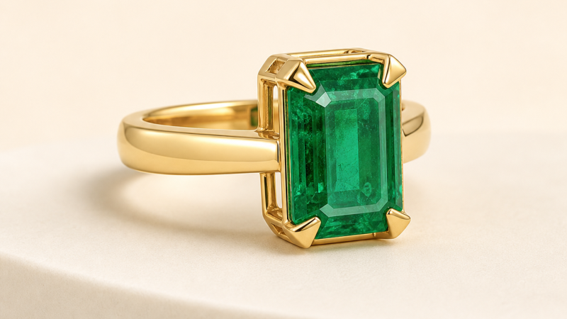 emerald setting