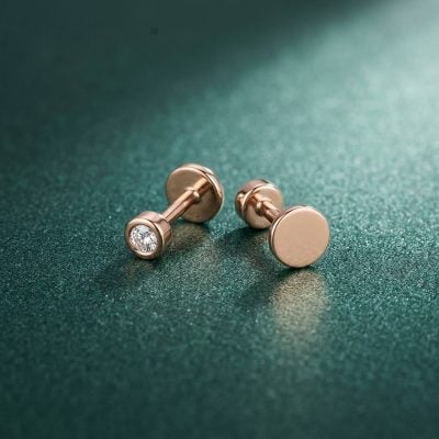 Flat-Back Daily Stud Earrings