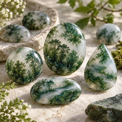How the Inclusions Affect Moss Agate Price
