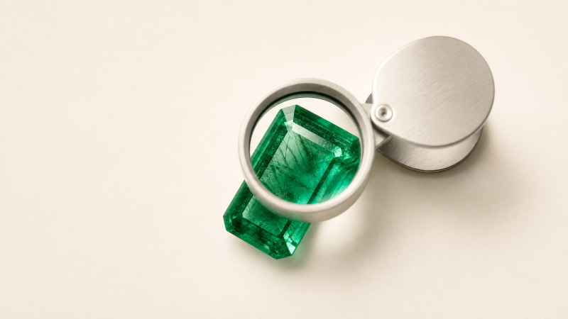 how to tell emerald is real