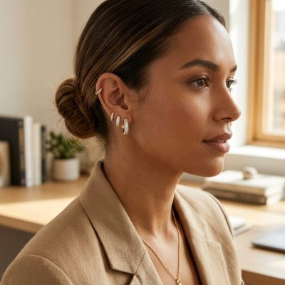 Huggie Earrings Aesthetic