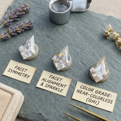 Key Consideration for Selecting High-Quality Kite Cut Moissanite