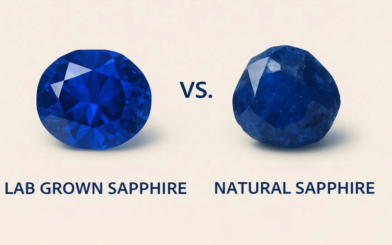 lab grown sapphire vs natural sapphire