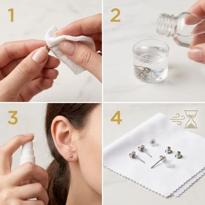 Methods to Clean Daily Earrings