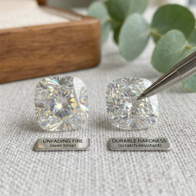 Moissanite is Unlikely to Lose Its Sparkle or Get Damaged