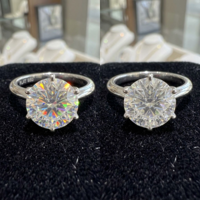 Moissanite's Doubling Effect is Different from Other Gemstones