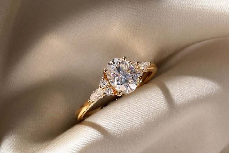mollyjewelryus oval moissanite engagement ring