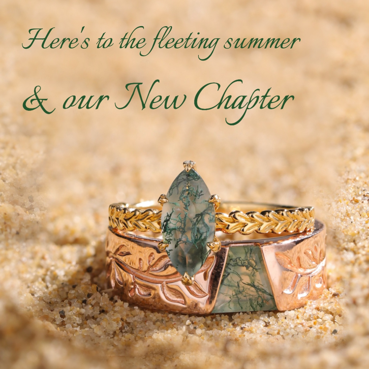 Moss Agate Engagement Ring Buying Guide: Cuts, Settings & Styles Explained