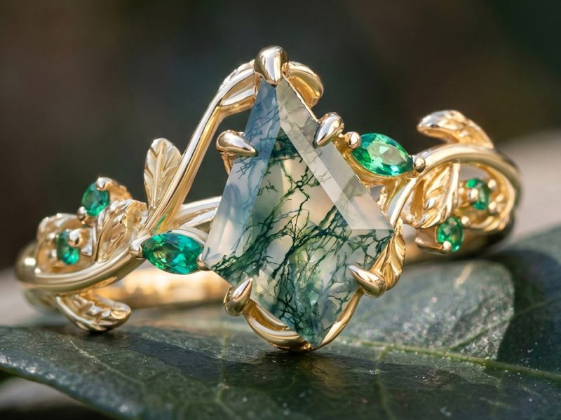 nature inspired engagement ring banner