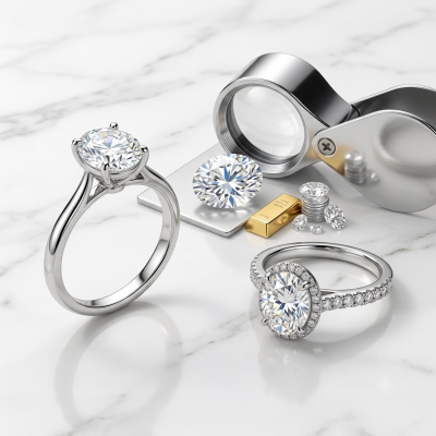 Oval Engagement Ring Settings for Buyers Prioritizing Budget