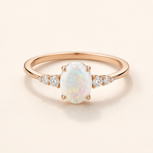 oval opal engagement ring oval opal engagement ring