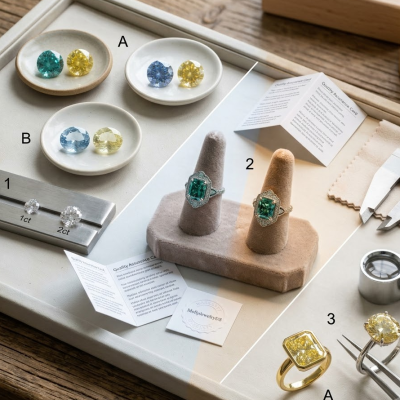 Practical Tips for Buying Colored Moissanite Jewelry