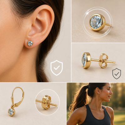 Proper Setting And Closures of Gemstone Earrings